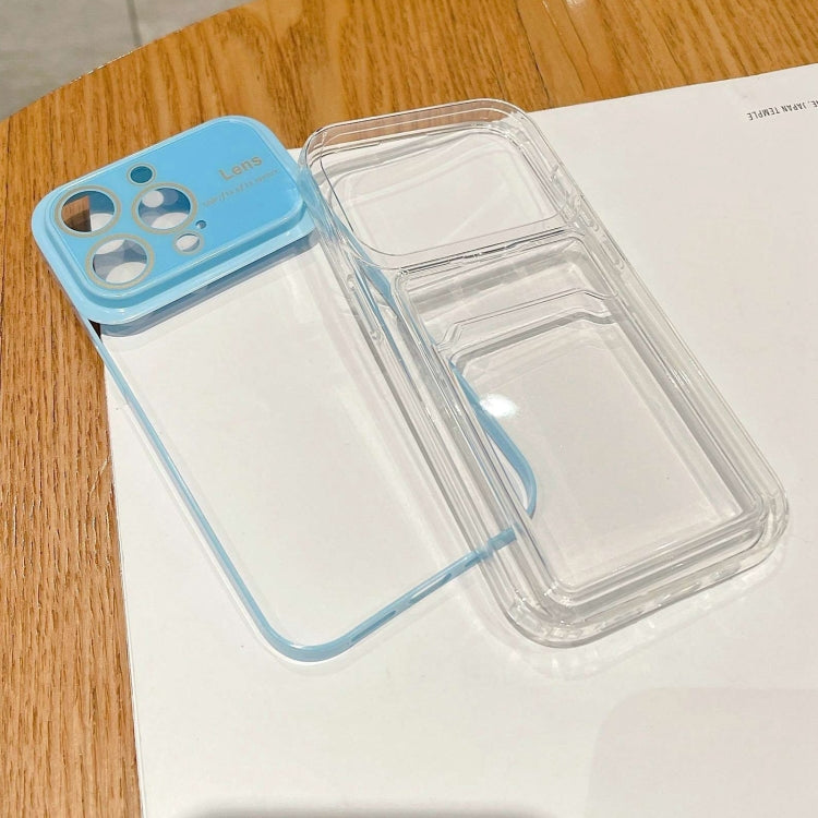 Avelena | Iphone 14 Große Fenster Pc Hybrid Tpu Handyhülle Mit Kartenfach - Grün