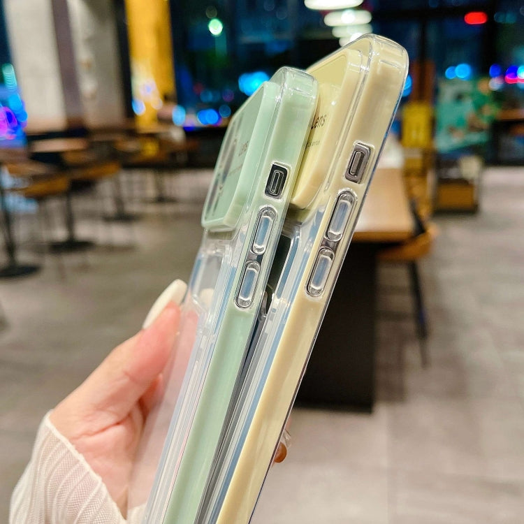 Avelena | Iphone 14 Große Fenster Pc Hybrid Tpu Handyhülle Mit Kartensteckplatz - Dunkel Lila