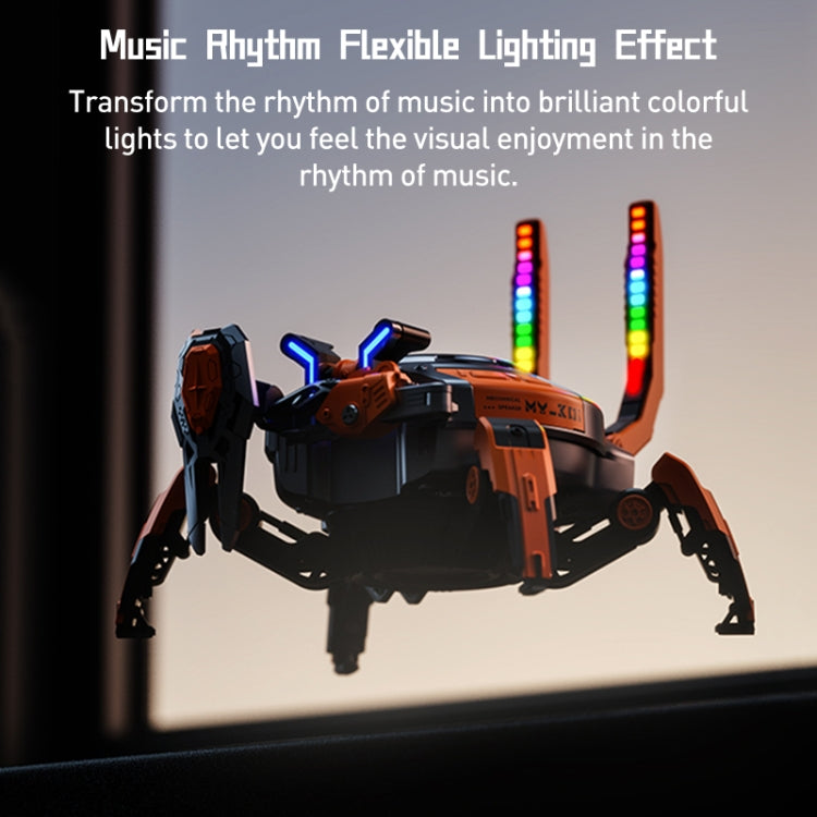 Avelena | MY-301 Mechanische RGB Licht TWS Drahtlos Bluetooth Lautsprecher (Grau)