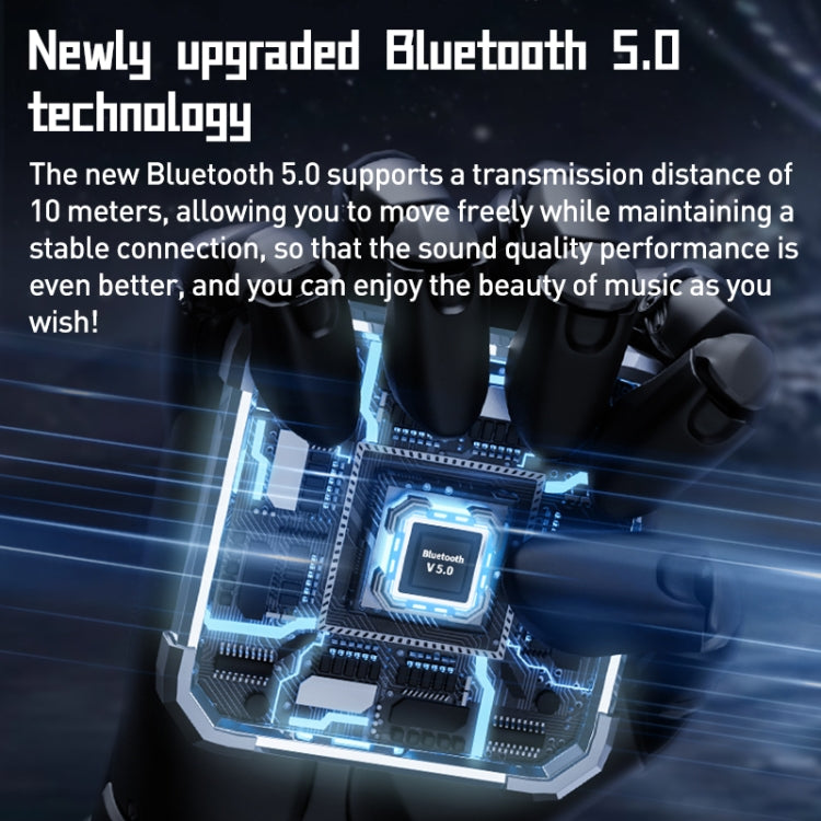 Avelena | MY-301 Mechanische RGB Licht TWS Drahtlos Bluetooth Lautsprecher (Grau)
