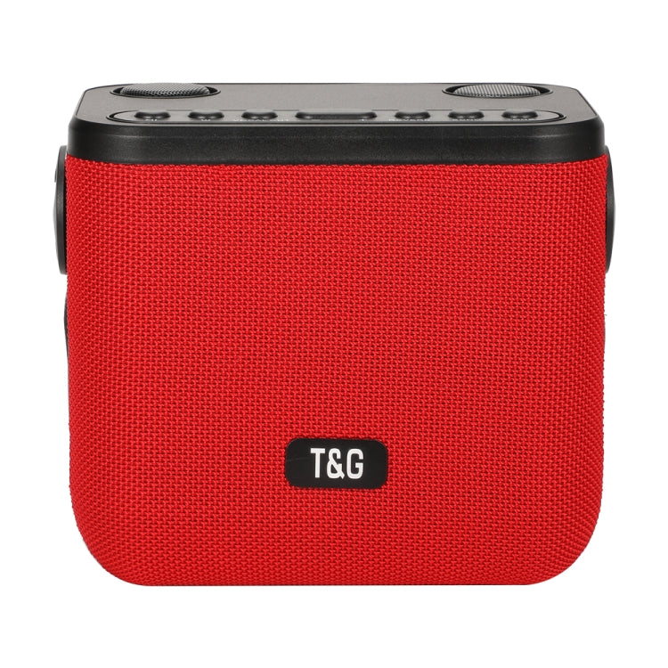 Avelena | T&G TG545DK Home Handheld Dual-Mikrofon KTV Wireless Bluetooth Lautsprecher mit Taschenlampe (Graffiti)