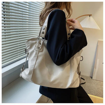 Avelena | Damen-Shopper mit sanfter Kunstlederoberfläche und praktischen mehreren Fächern