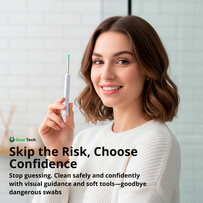 Avelena | EarScope Pro Ohrenwachsentfernungs-Kit | Hochauflösende Kamera & LED-Lichter für sicheren Gebrauch zu Hause