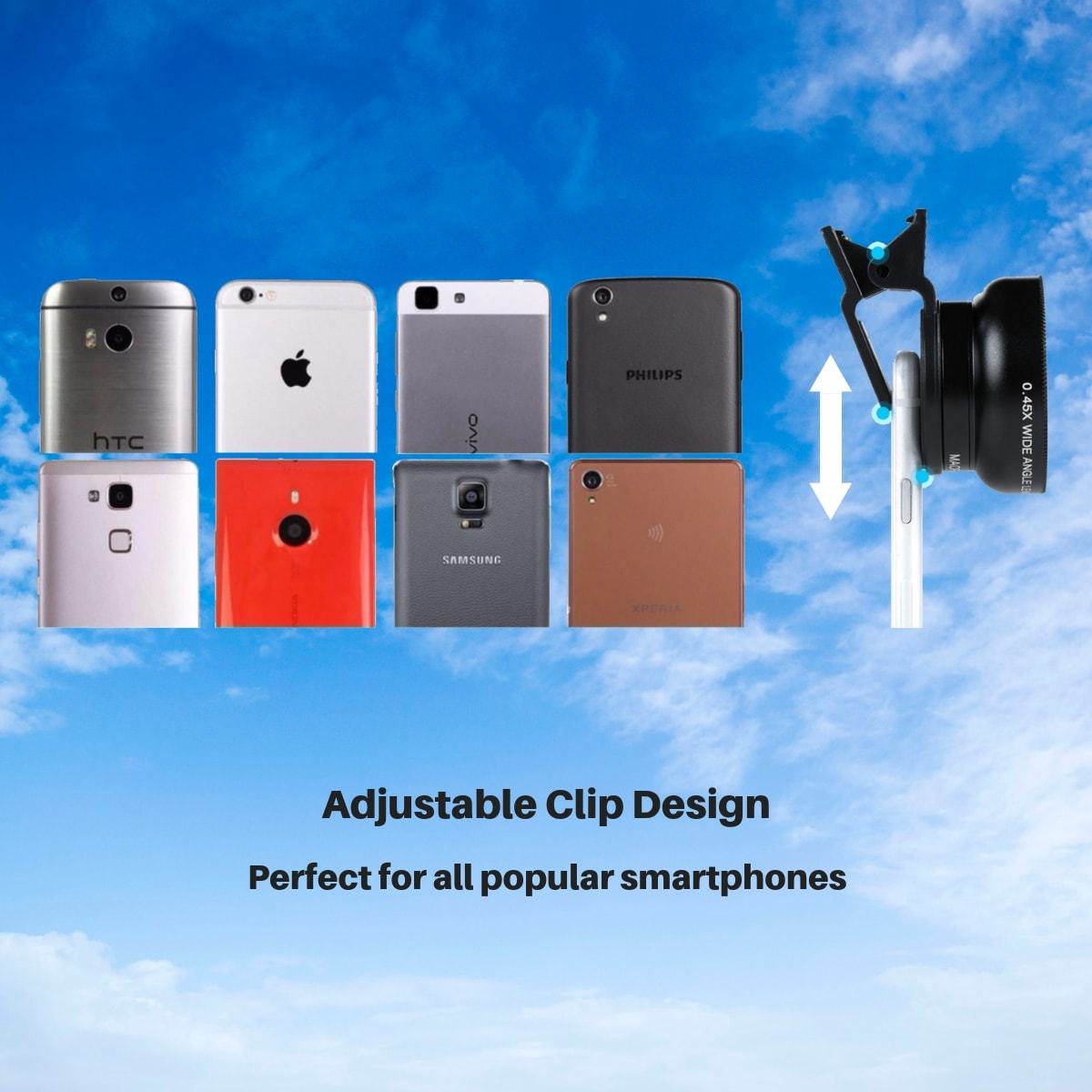 Avelena | EASY-PRO 2-in-1 Objektivset | Handy-Zubehör