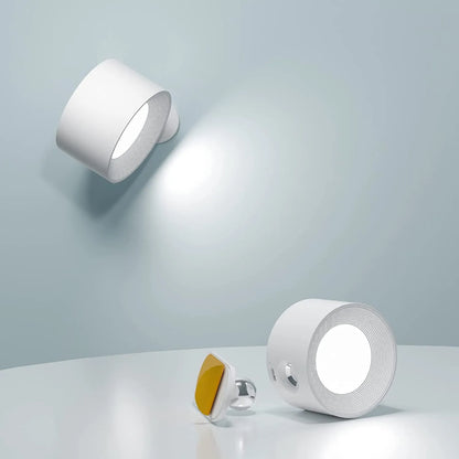 Avelena | Spotlight Kabellose Wandlampe - 360° Rotation, Dimmbar, Wiederaufladbare Wandlicht