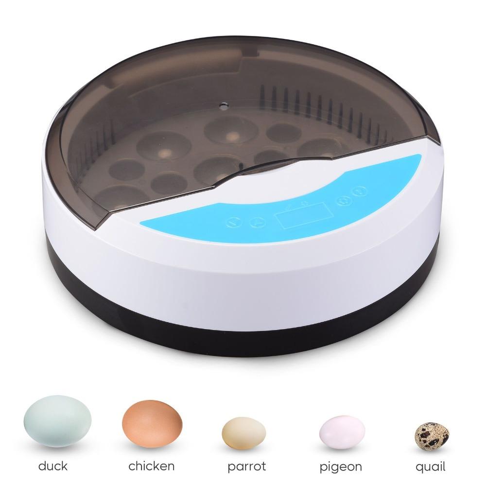 Avelena | Eierbrüter für Hühnereier Brutkasten für das Ausbrüten von Küken mit Temperaturregelung LED Hühnerbrüter