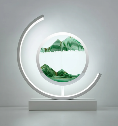 Avelena | DuneGlow Tischlampe – Handgemachte Ambientelampe mit beruhigendem Licht und modernem Design