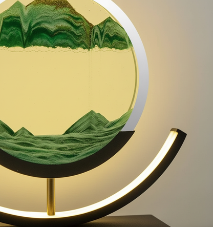 Avelena | DuneGlow Tischlampe – Handgemachte Ambientelampe mit beruhigendem Licht und modernem Design