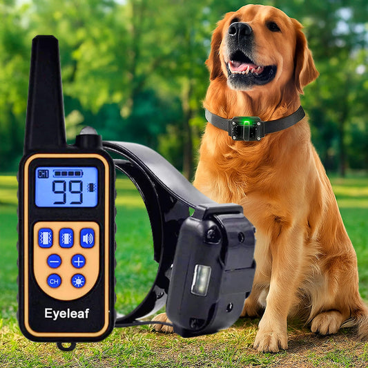 Avelena | 800M wiederaufladbares elektronisches Hundetraining-Halsband | wasserdicht, Fernbedienung & ideal für effektives Hundetraining