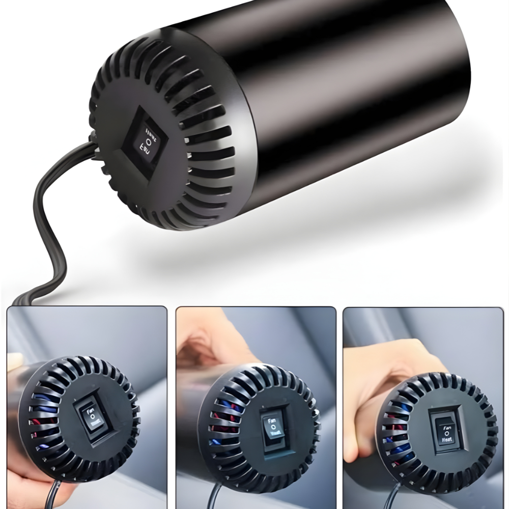 Avelena | Electric Space Heater Portable 12V Car Defroster Fan Heater