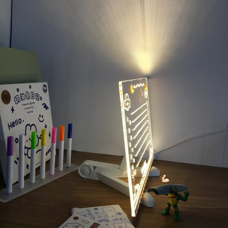 Avelena | Kinder LED Notiztafel mit Farben