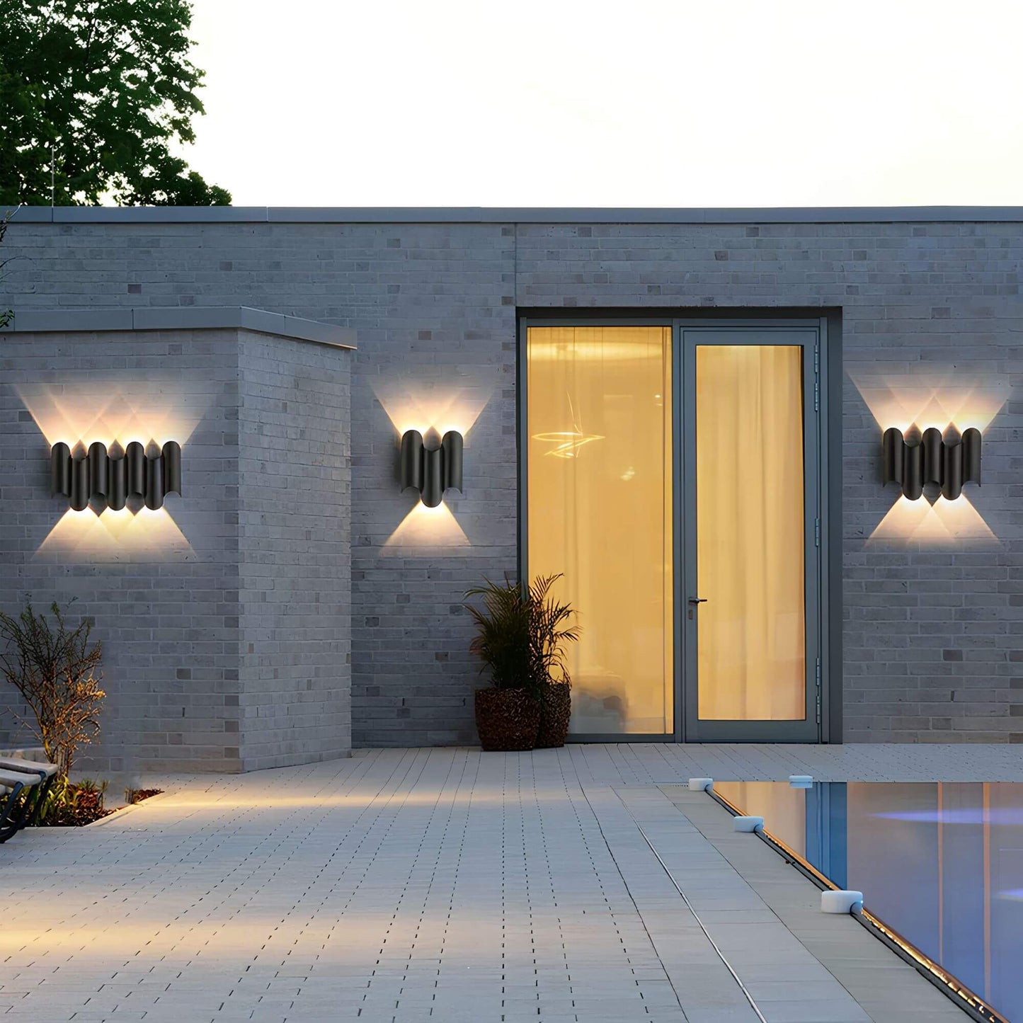 Avelena | Aluminium Wandlampe