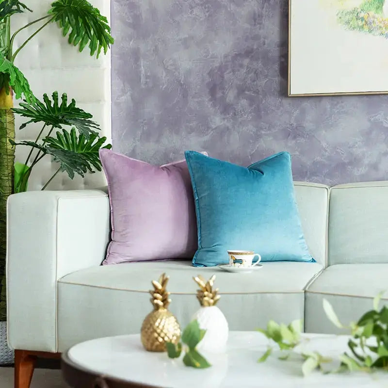 Avelena | Europäische Luxus Samt Kissenbezug