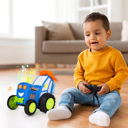 Avelena | Fernbedienungsauto Grünes Plastik Stuntspielzeug