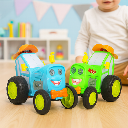 Avelena | Fernbedienungsauto Grünes Plastik Stuntspielzeug