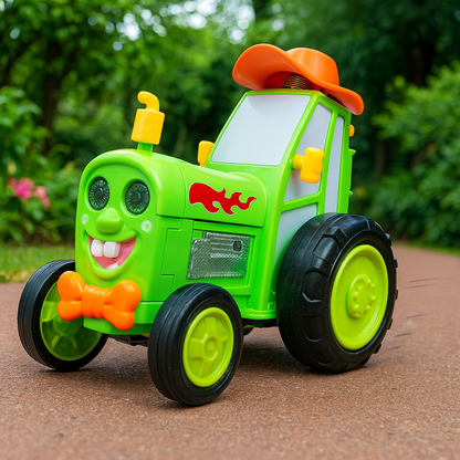 Avelena | Fernbedienungsauto Grünes Plastik Stuntspielzeug