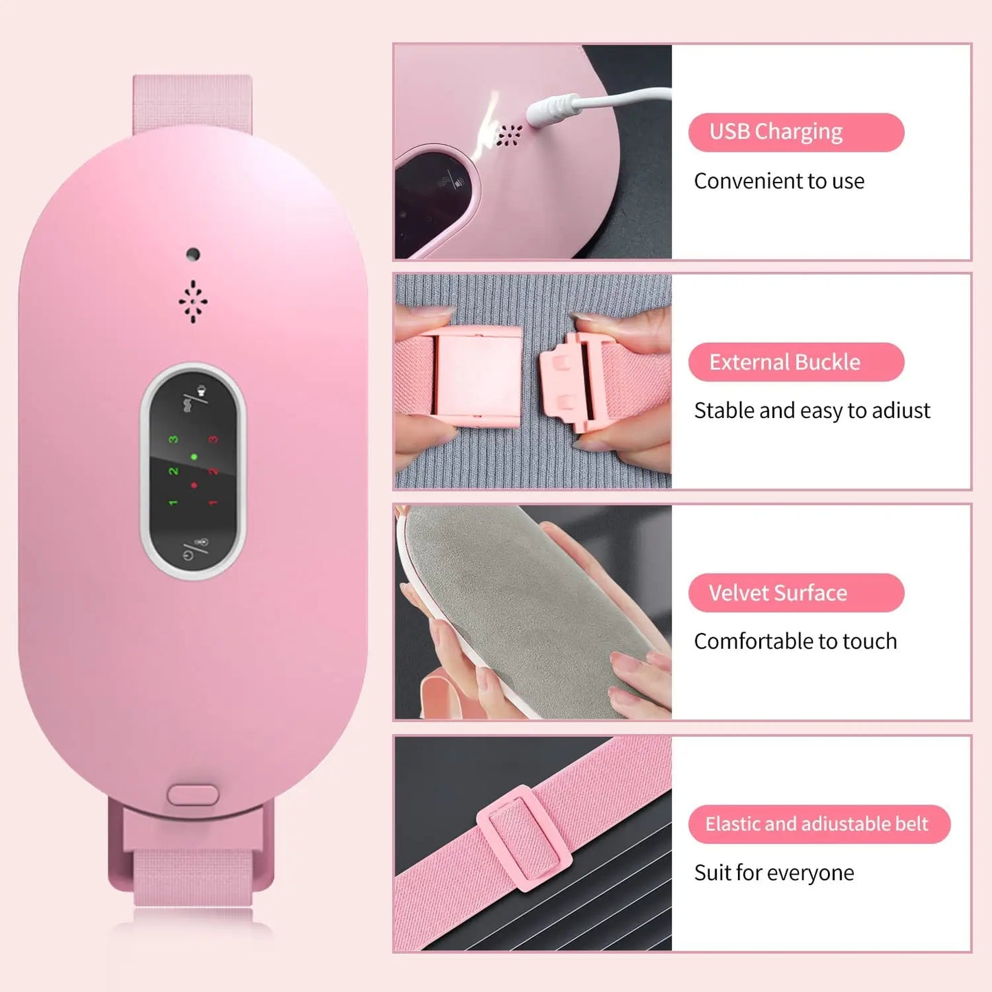 Avelena | Tragbares Elektrisches Massage und Heizkissen Womon