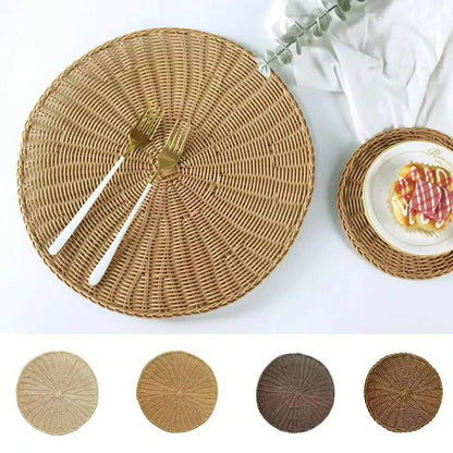Avelena | 6 Stück Rattan- Tischsets