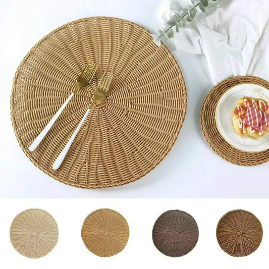 Avelena | 6 Stück Rattan- Tischsets