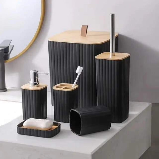Avelena | 6-teiliges Badezimmer-Set