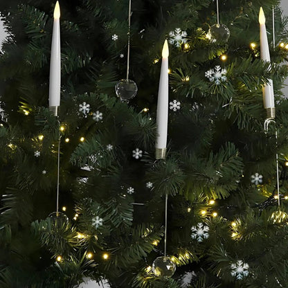 Avelena | LED Kerzen Set ohne Flamme für Weihnachtsbäume & festliche Dekorationen
