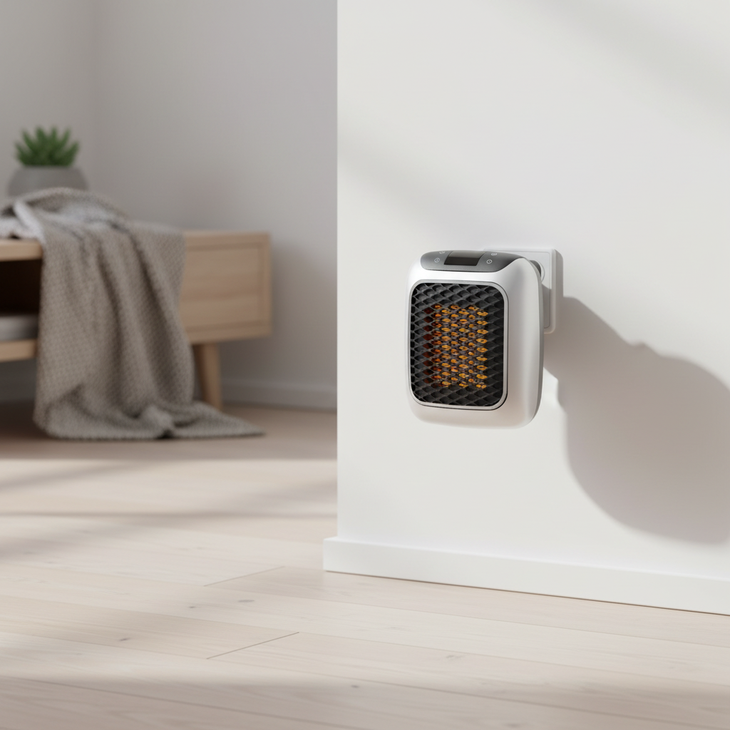 Avelena | Tragbarer Keramik-Heizer | 800W Schnellheiz-Technologie | 12h-Timer & Überhitzungsschutz | Kompakt & Energiesparend