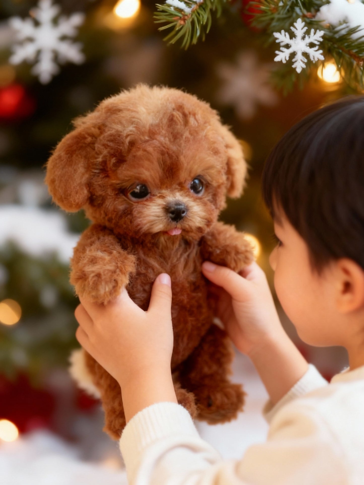 Avelena | Robot Puppy Realistic Dog | KI-Bewegungssensorik & Real-Touch PU | Akustische Simulation | 30x20x15cm