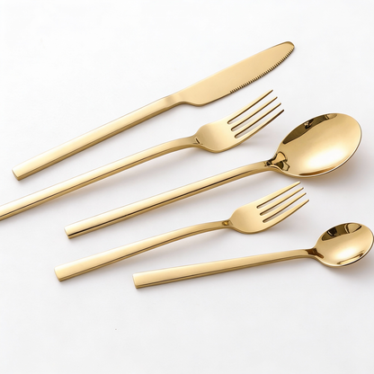 Arya | 30-teiliges Besteck-Set für 6 Personen | 18/10 Edelstahl | Spülmaschinenfest