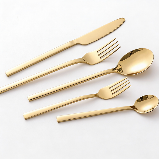 Arya | 30-teiliges Besteck-Set für 6 Personen | 18/10 Edelstahl | Spülmaschinenfest