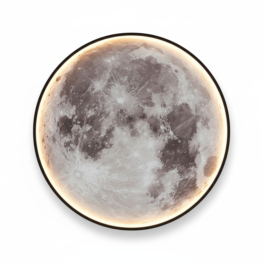 Avelena | LunaGlow Mondlampe | LED Licht & Farbwechsel | 10-15 m²