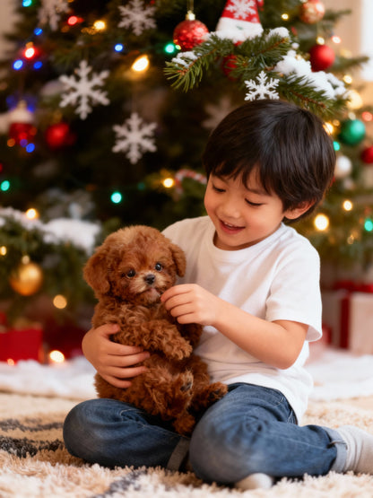 Avelena | Interaktiver Plüschwelpe | Reagiert auf Berührung | Motorisiert