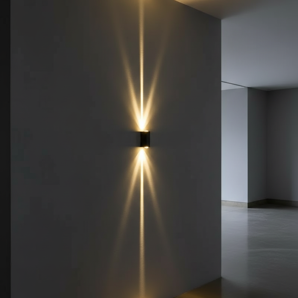 Avelena | Außenwandleuchte Jesaja | Modern & Wetterfest | Schwarz