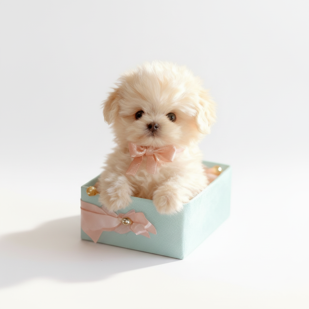 Avelena | Interaktiver Plüschwelpe | Reagiert auf Berührung | Motorisiert