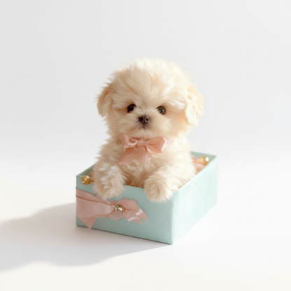 Avelena | Interaktiver Plüschwelpe | Reagiert auf Berührung | Motorisiert