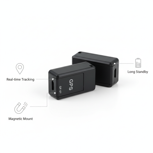 Avelena | Pack x2 Magnetischer Mini-GPS-Tracker | Echtzeit-Ortung ohne Abonnement | Weltweite Nutzung | 180 Tage Standby
