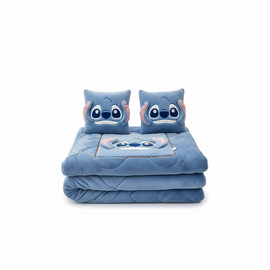 Avelena | CozyNest 2-in-1 Kissen & Decke | Plüschgewebe | Kompakt