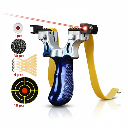 Avelena | PrecisionAim Profi-Schleuder | Laser-Visier & Wasserwaage | Anti-Rutsch-Griff | Hochfestes Polycarbonat | Leichtbau 120g