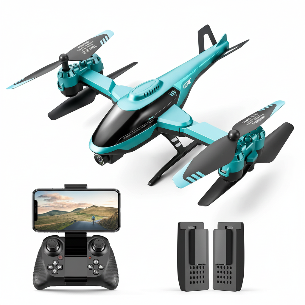 Avelena | 4DV10 Drohne | 1080P HD, FPV Echtzeit, Gesten- & App-Steuerung