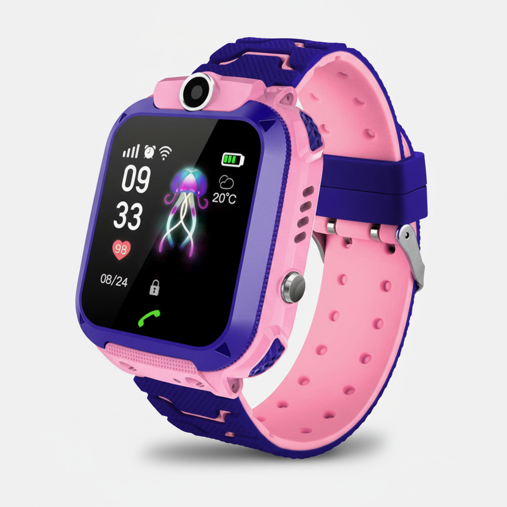 Avelena | Kinder-Smartwatch | GPS & SOS | IP67 Wasserdicht | Sprach- & Videoanrufe