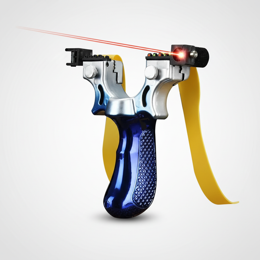 Avelena | PrecisionAim Profi-Schleuder | Laser-Visier & Wasserwaage | Anti-Rutsch-Griff | Hochfestes Polycarbonat | Leichtbau 120g