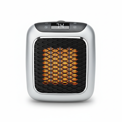 Avelena | Tragbarer Keramik-Heizer | 800W Schnellheiz-Technologie | 12h-Timer & Überhitzungsschutz | Kompakt & Energiesparend