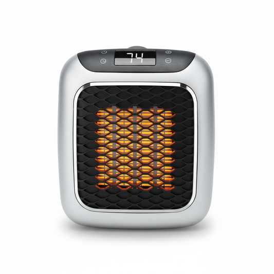 Avelena | Tragbarer Keramik-Heizer | 800W Schnellheiz-Technologie | 12h-Timer & Überhitzungsschutz | Kompakt & Energiesparend