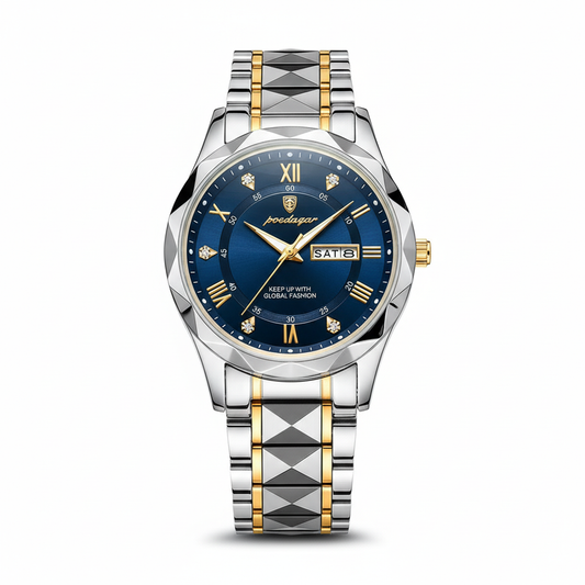 Avelena | Modell 615 – Herren-Armbanduhr 316L Edelstahl | 3 ATM Wasserdicht | MIYOTA Quarzwerk