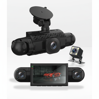 Avelena | DashGard Pro CX360 | 360° Dashcam Full HD | Front & Rückkamera