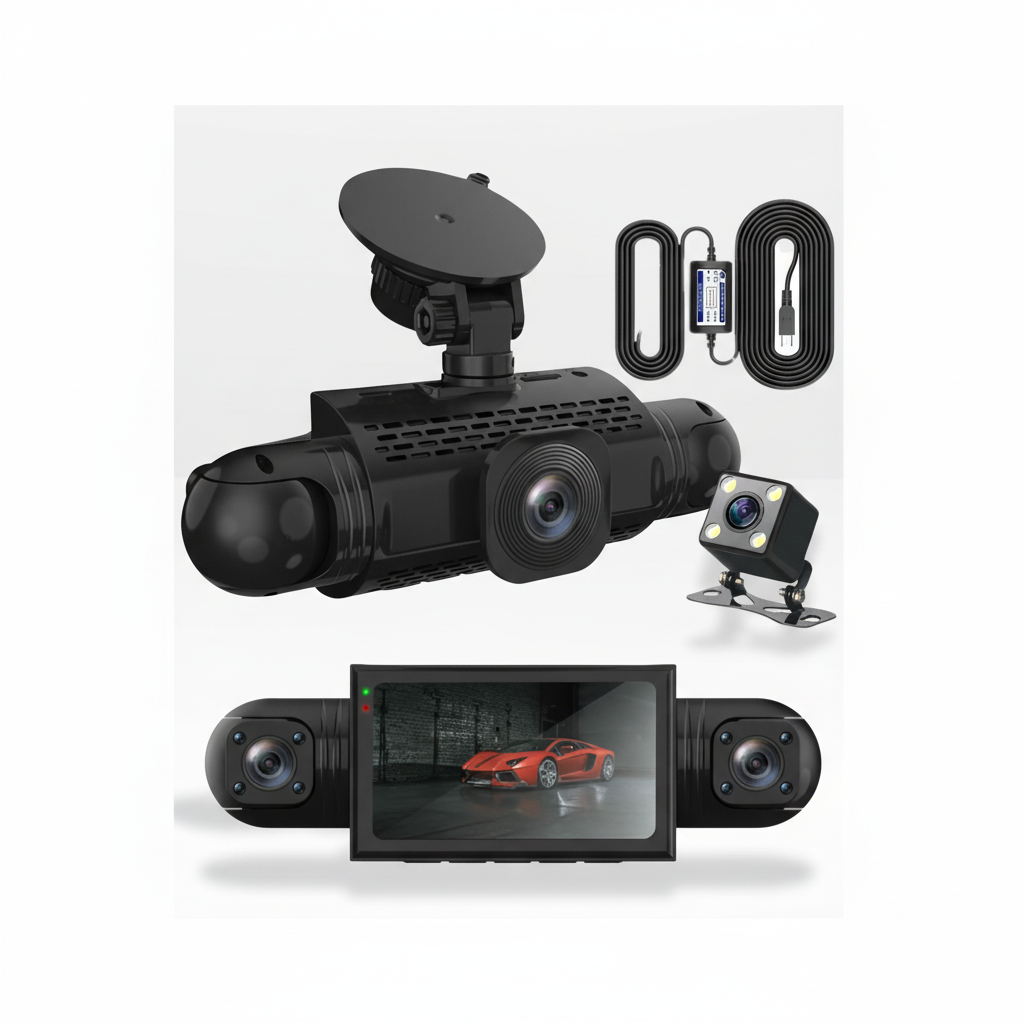 Avelena | DashGard Pro CX360 | 360° Dashcam Full HD | Front & Rückkamera