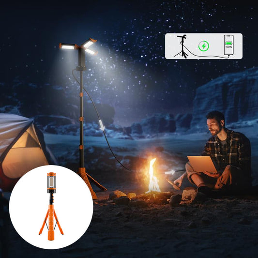 Avelena | Wiederaufladbare Campinglampe mit Ständer