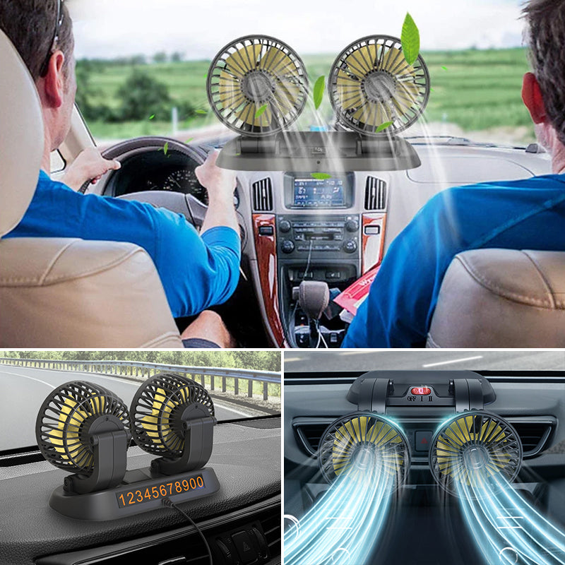 Avelena | Kopfstütze Auto Kühlung Luft Zirkulator Ventilator