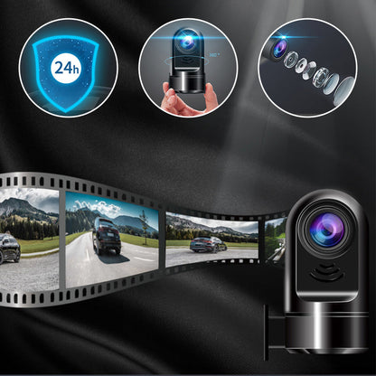 Avelena | 1080P HD 360° rotierende Mini ADAS Dashcam