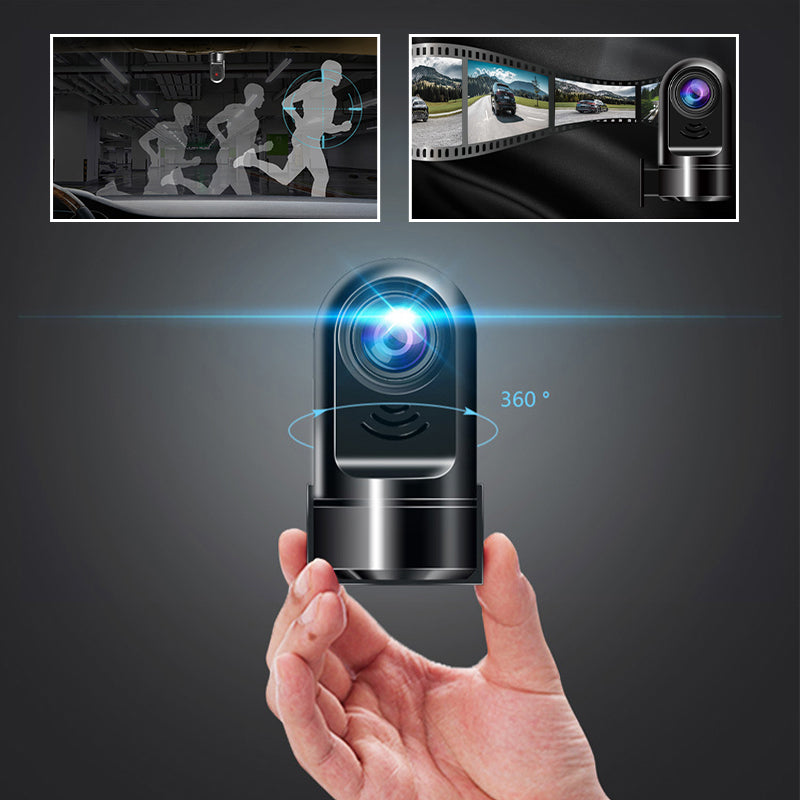 Avelena | 1080P HD 360° rotierende Mini ADAS Dashcam