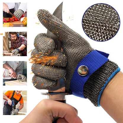 Avelena | Edelstahlgewebe Metall Labor Schutzhandschuhe